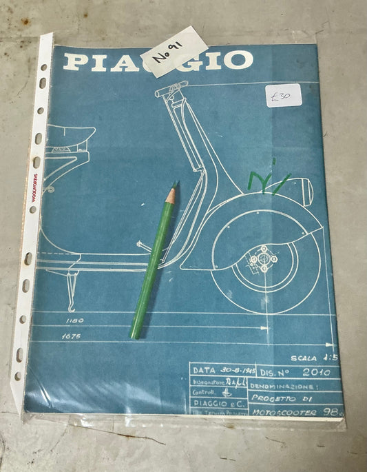 Piaggio magazine No 91 in good condition, incudes post UK