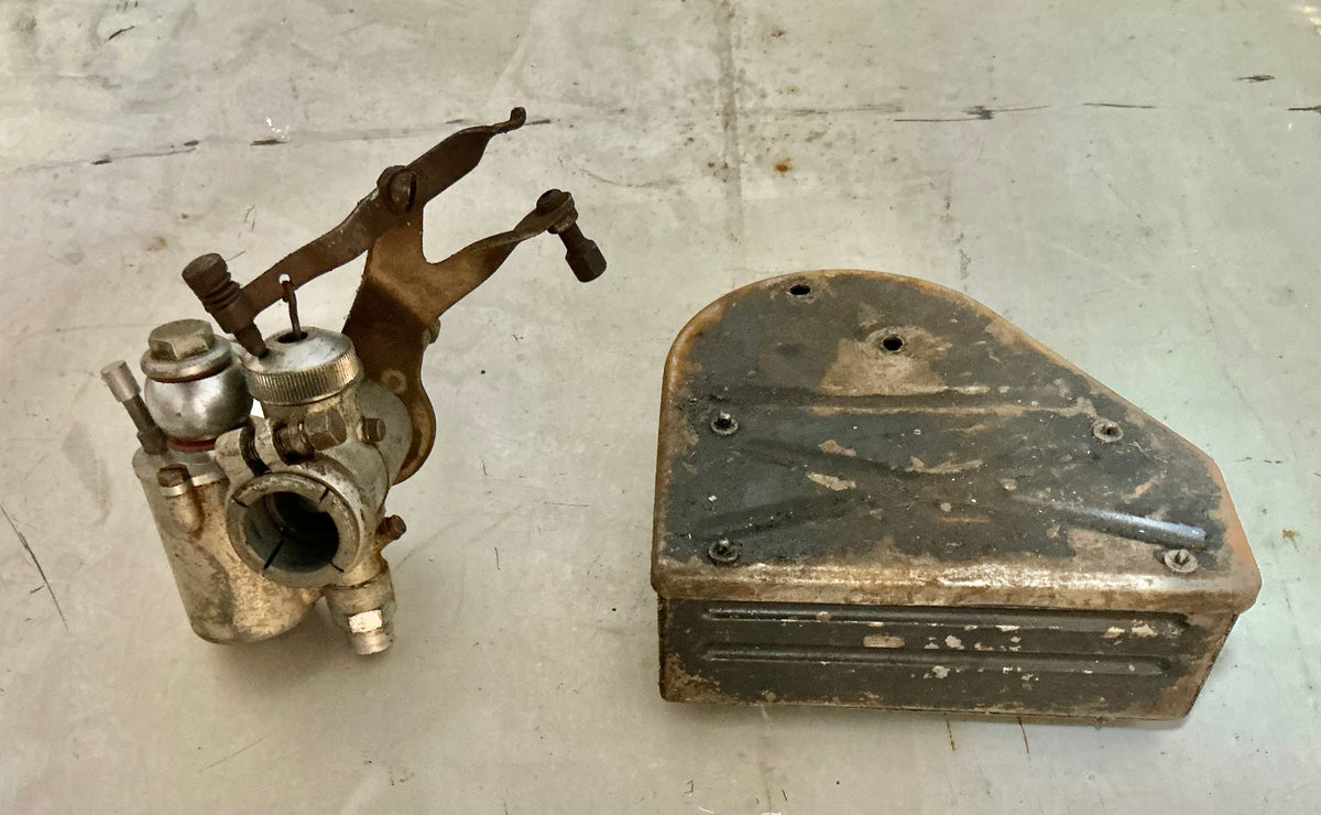 Vespa Douglas, original Amal carb & airbox. fits ROD & G models