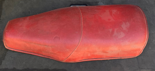 Vespa Douglas original 1950s complete dual used seat, also has hinge bracket