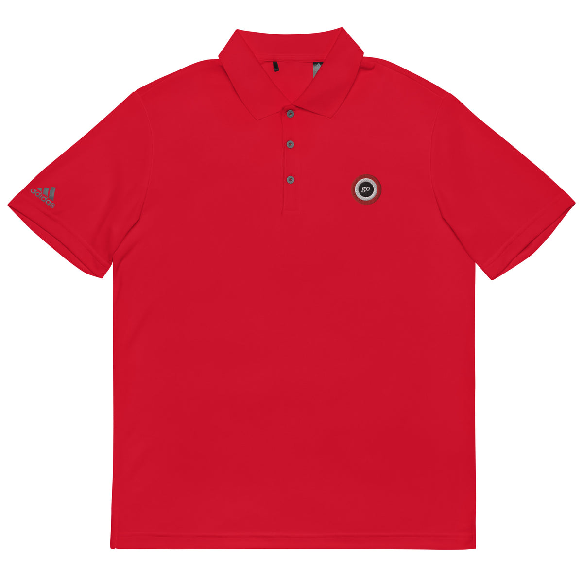 Adidas "go" performance polo shirt