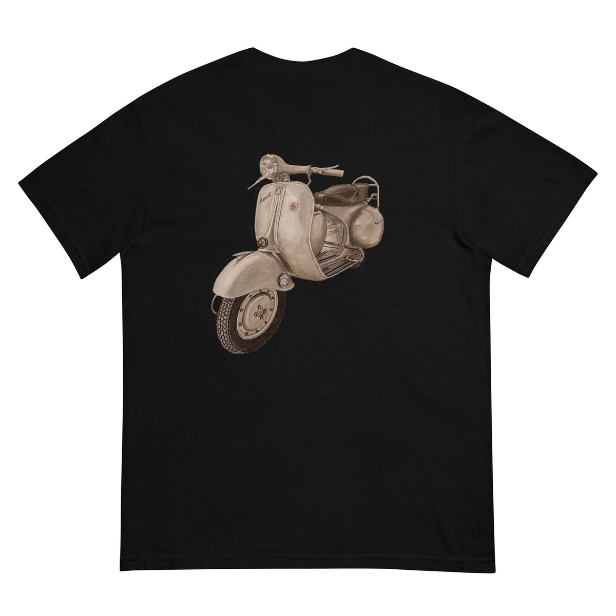 Unisex scooter heavyweight t-shirt