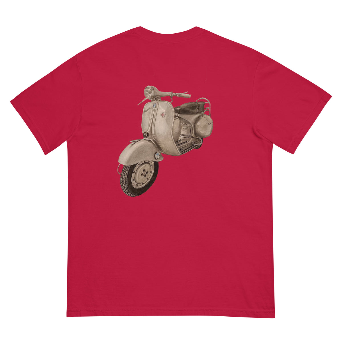 Unisex scooter heavyweight t-shirt