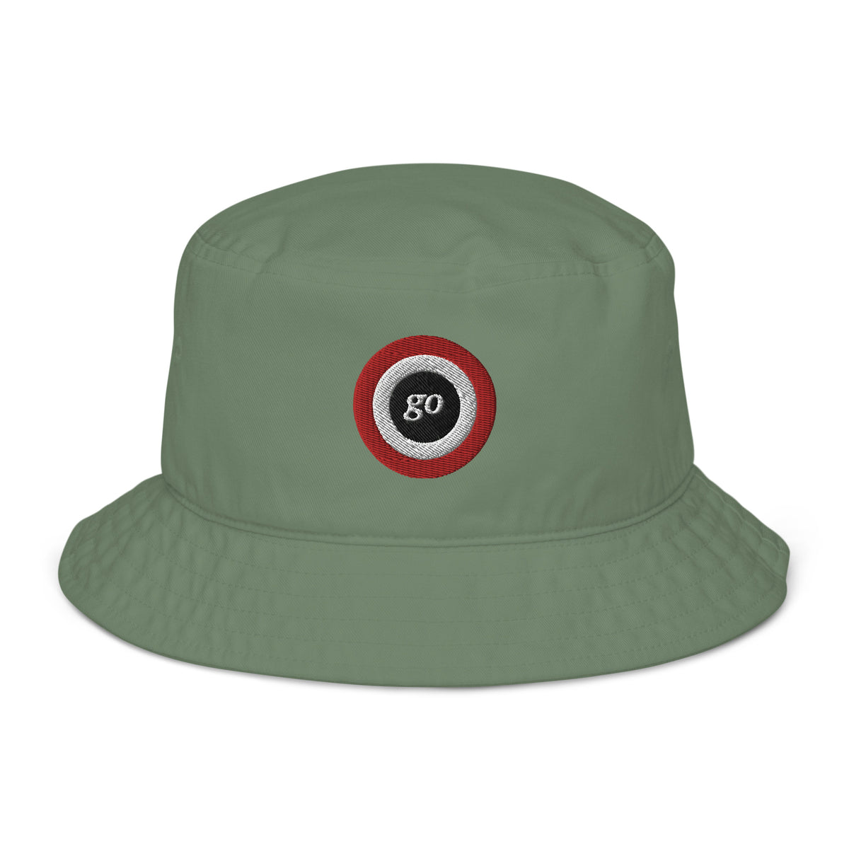 "go" bucket hat